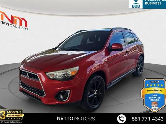 MITSUBISHI OUTLANDER SPORT 2014 4A4AP4AU9EE010800 image